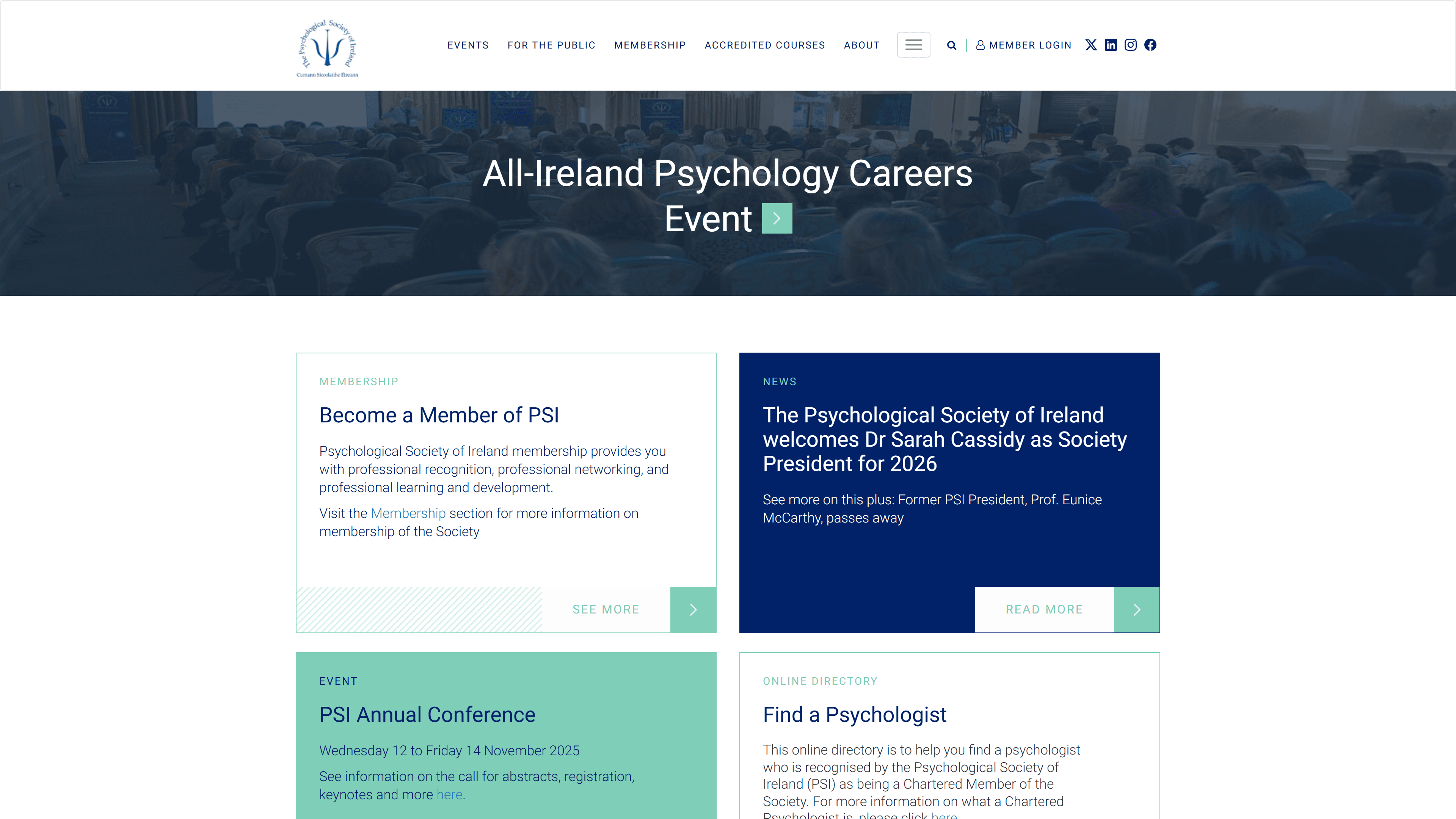 Psychological Society Website